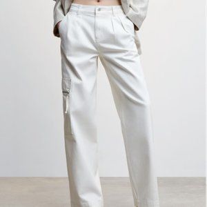 Mango Wide Leg Jeans with pockets - Size 8 - EUC